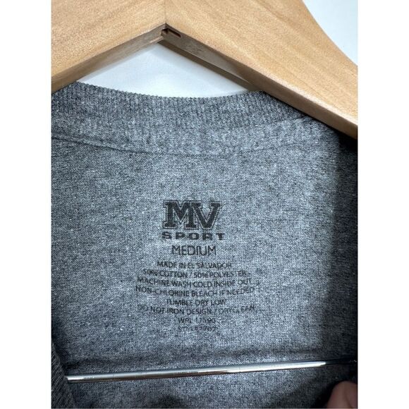 MV Sport Nashville Music City Shirt Mens Long Sleeve Gray‎ Size Medium - Picture 8 of 8